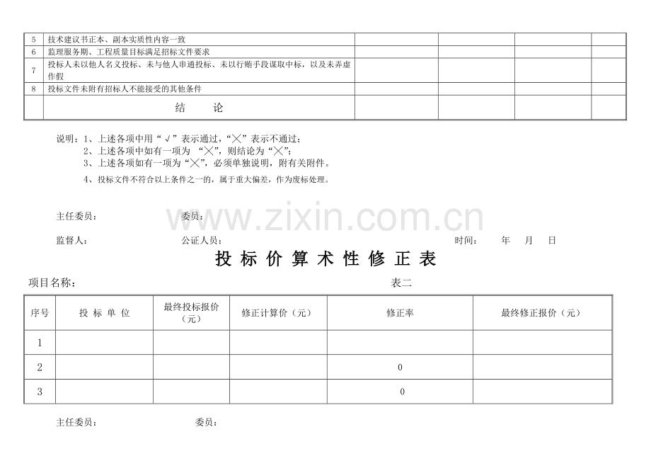 公路工程监理评标表(全套2008新范本).doc_第3页