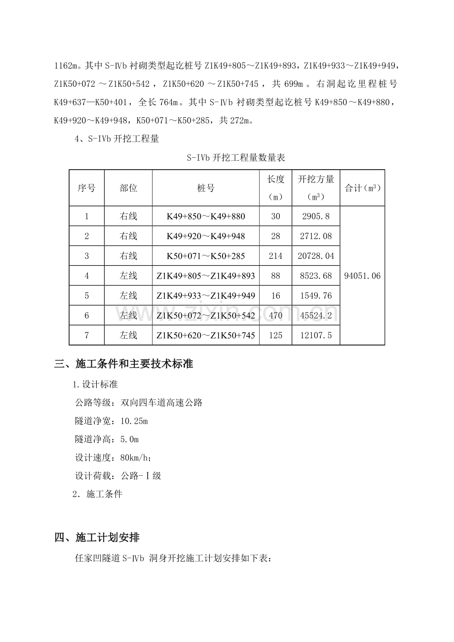 隧道S-Ⅳb洞身开挖施工方案.doc_第2页