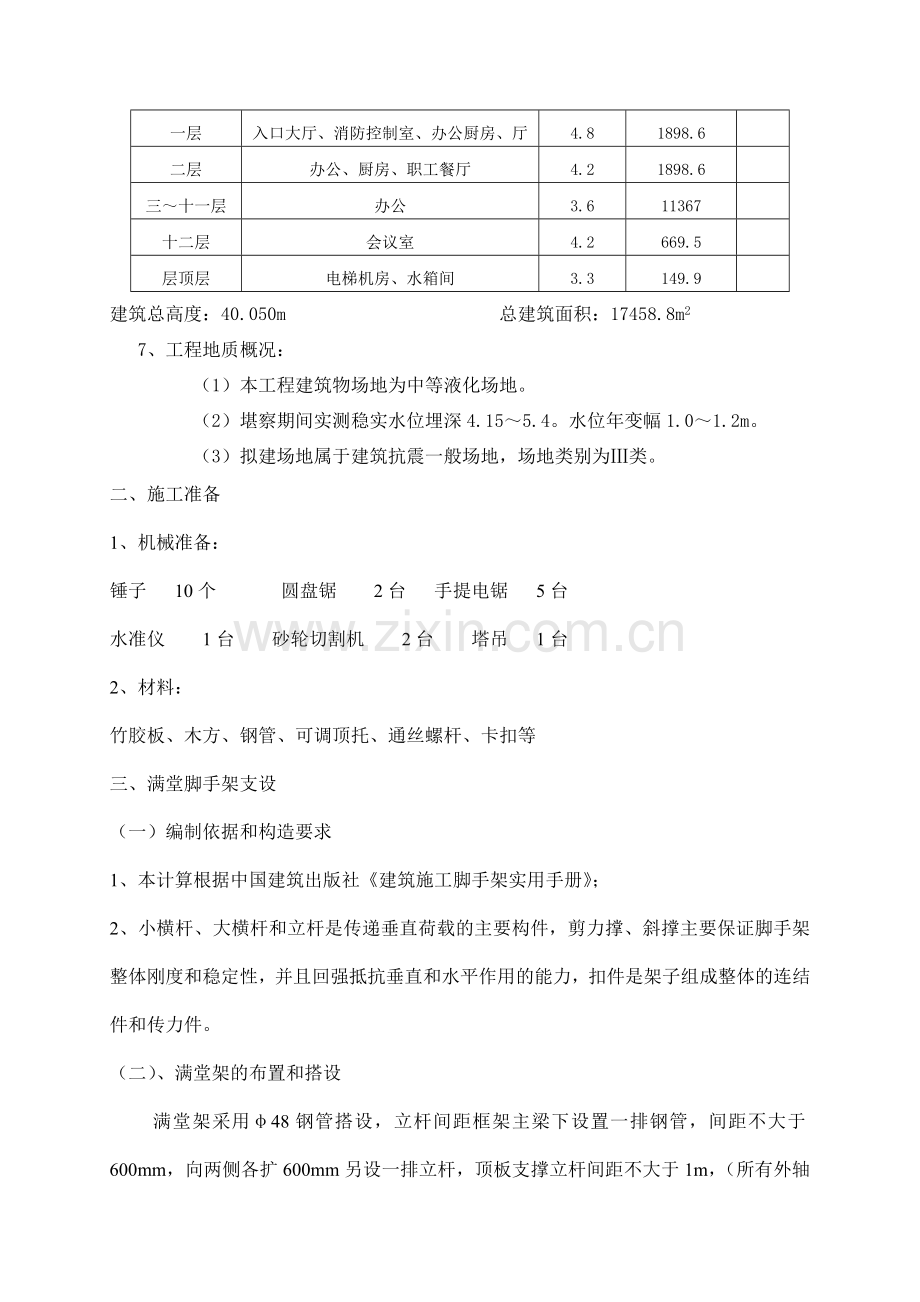 高新区模板安装支设施工方案.doc_第2页