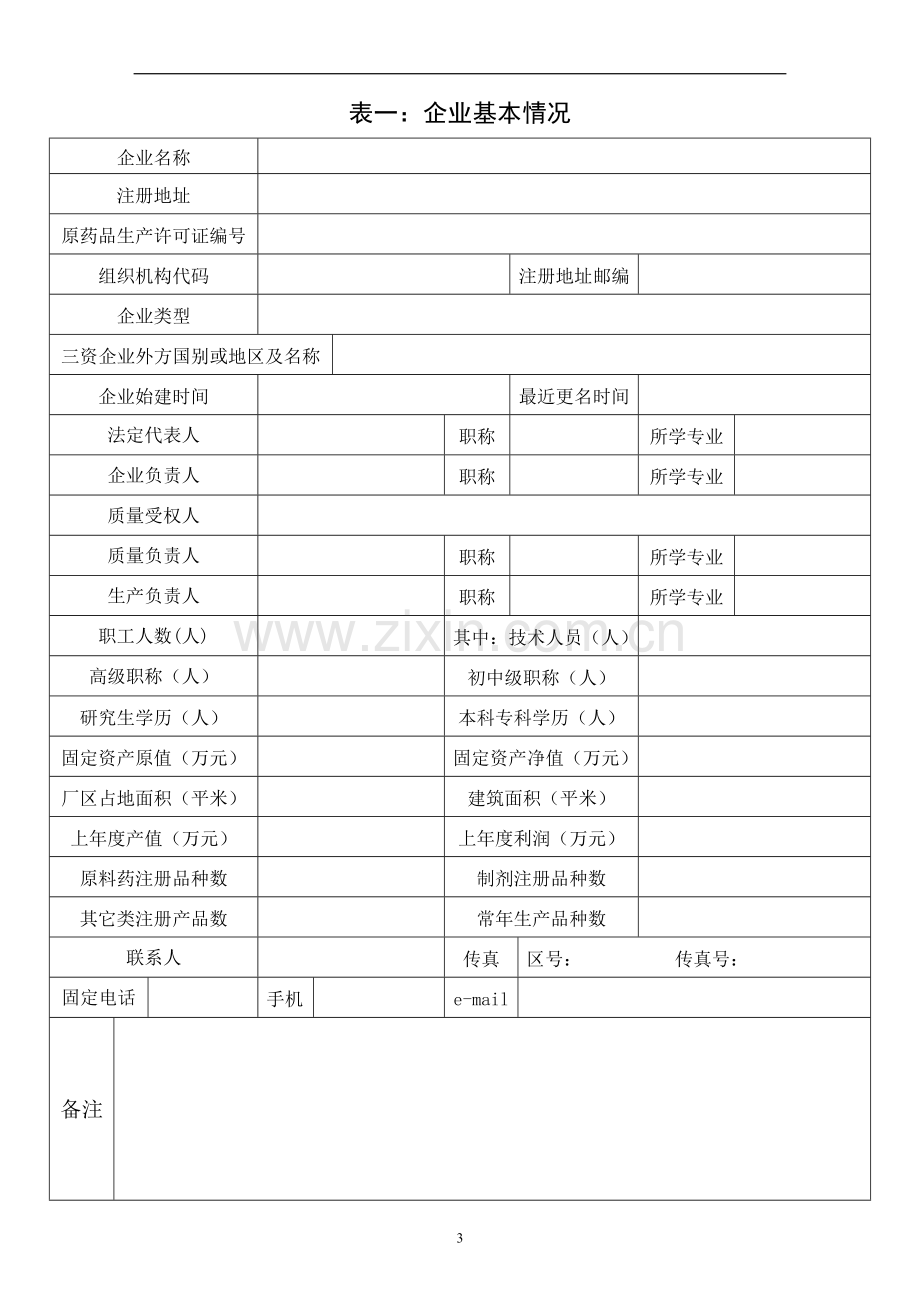 药品生产许可证换发申请表.doc_第3页