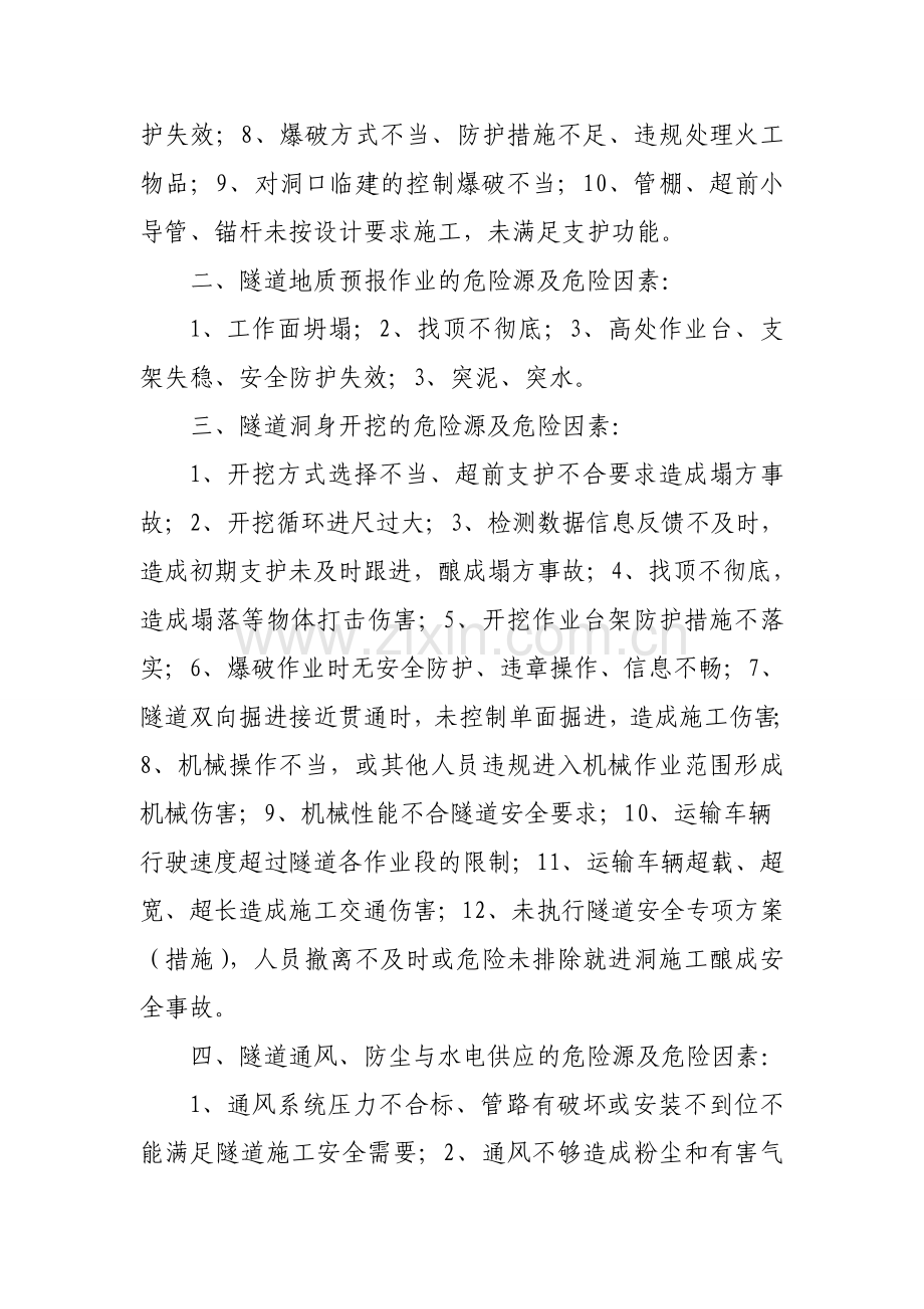 隧道施工危险源告知书.doc_第3页