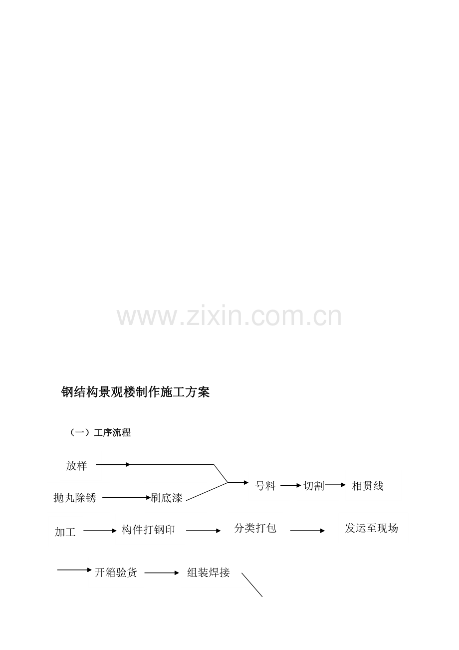 钢结构景观楼制作施工方案.doc_第2页