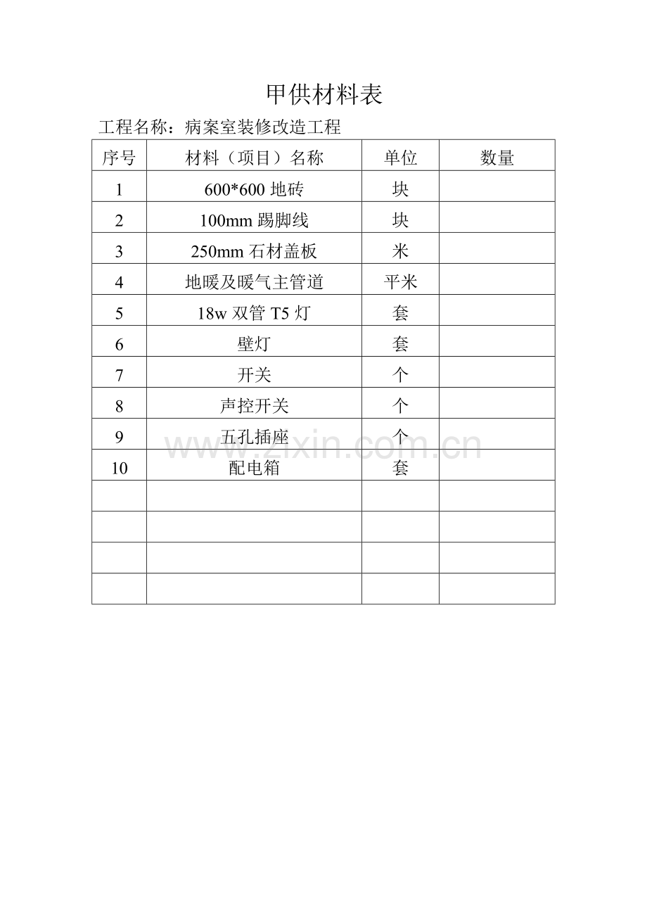 病案室装修工程施工方案.doc_第3页