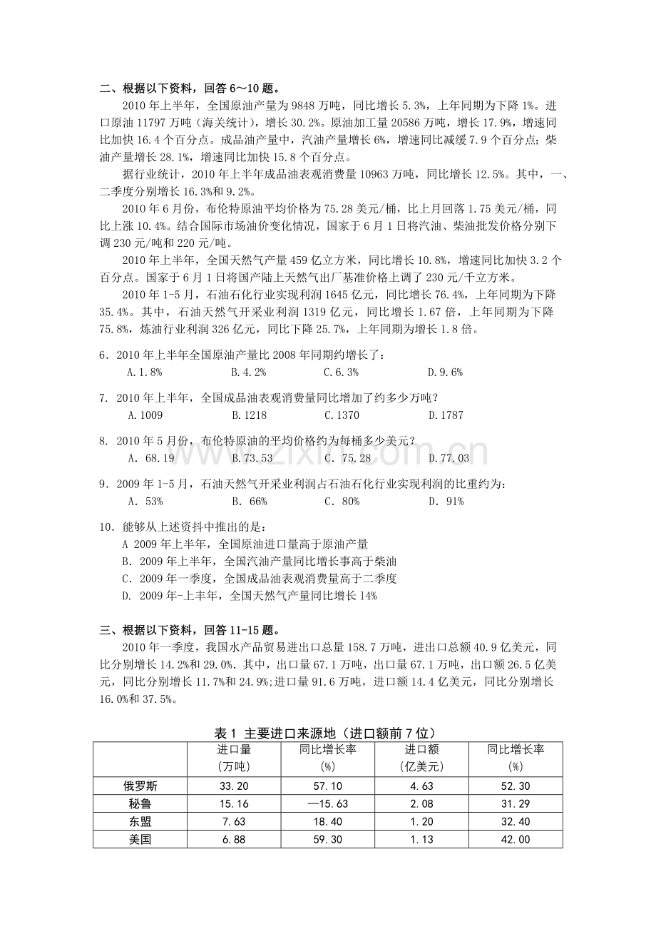 2011山西党群协议资料分析习题.doc_第2页