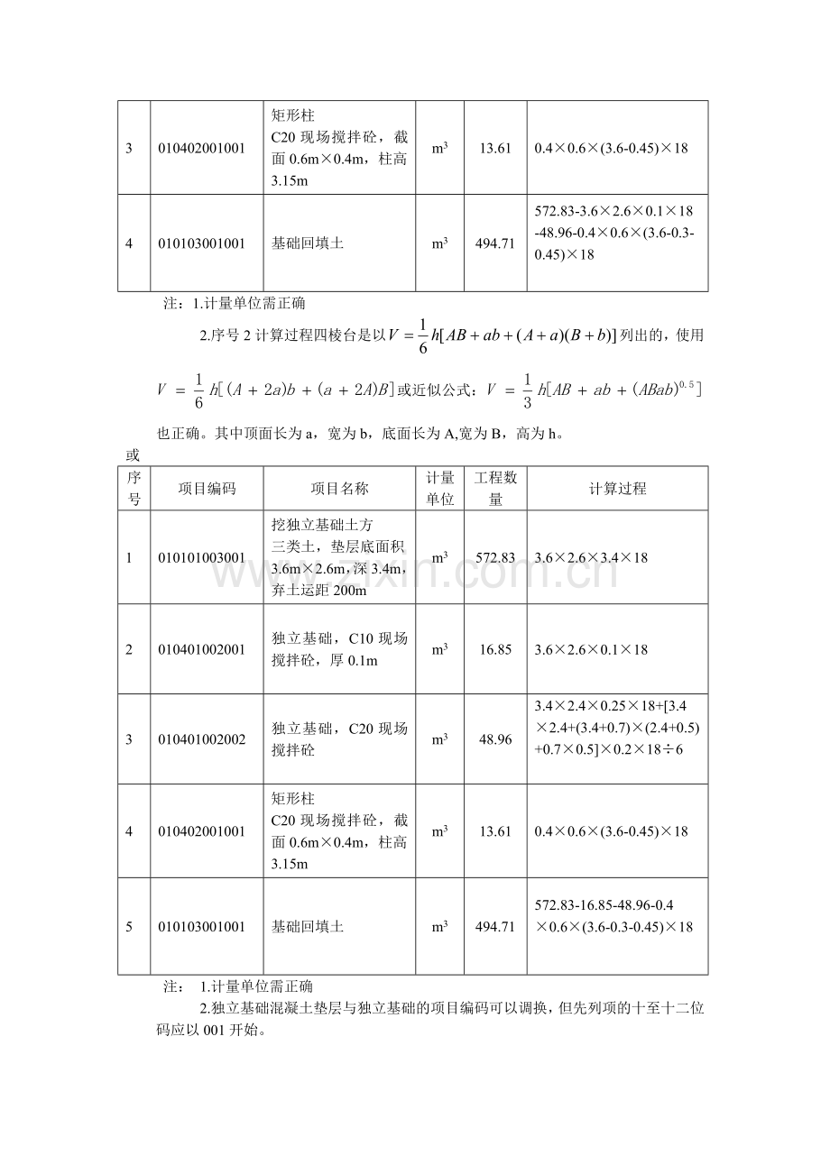 土建工程量清单案例：.doc_第2页