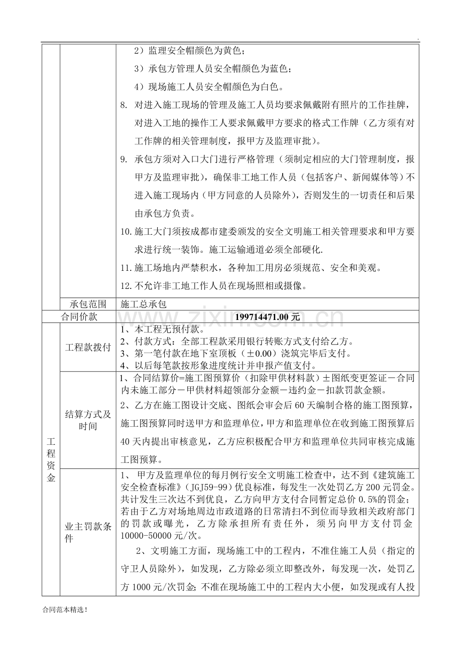 工程施工合同合同交底记录表.doc_第2页