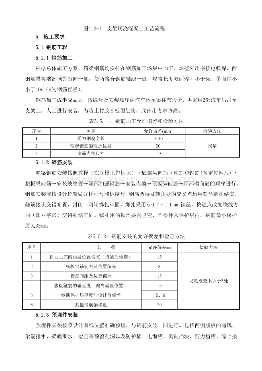 支架现浇连续梁混凝土工程作业指导书.doc_第3页