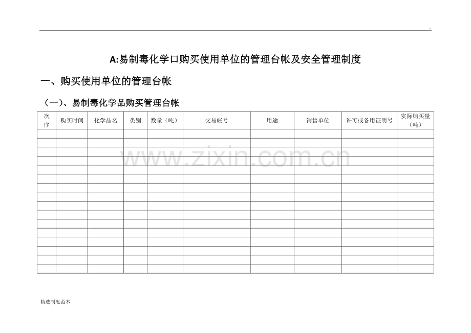 易制毒管理制度.docx_第1页