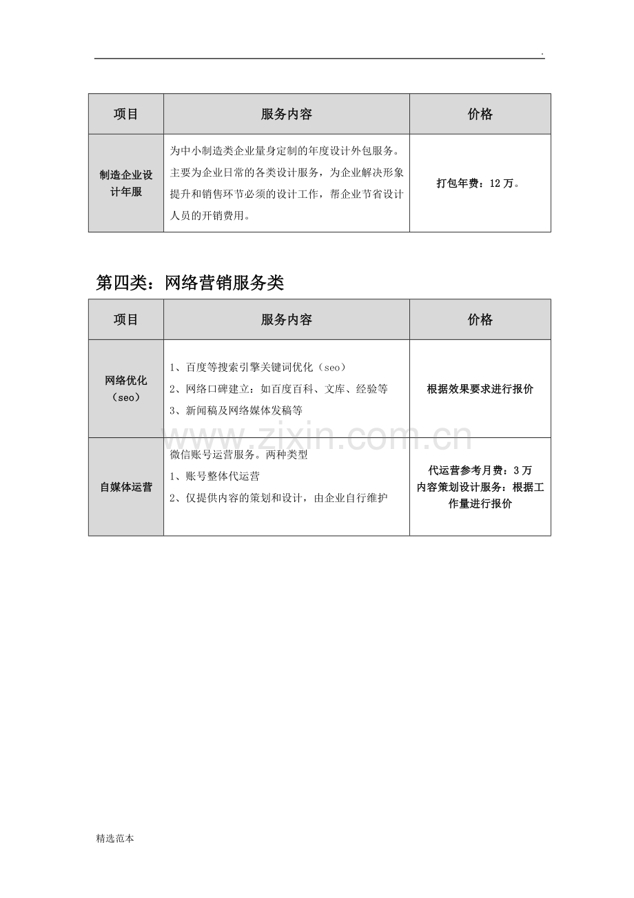 广告公司对外常规报价单.doc_第3页