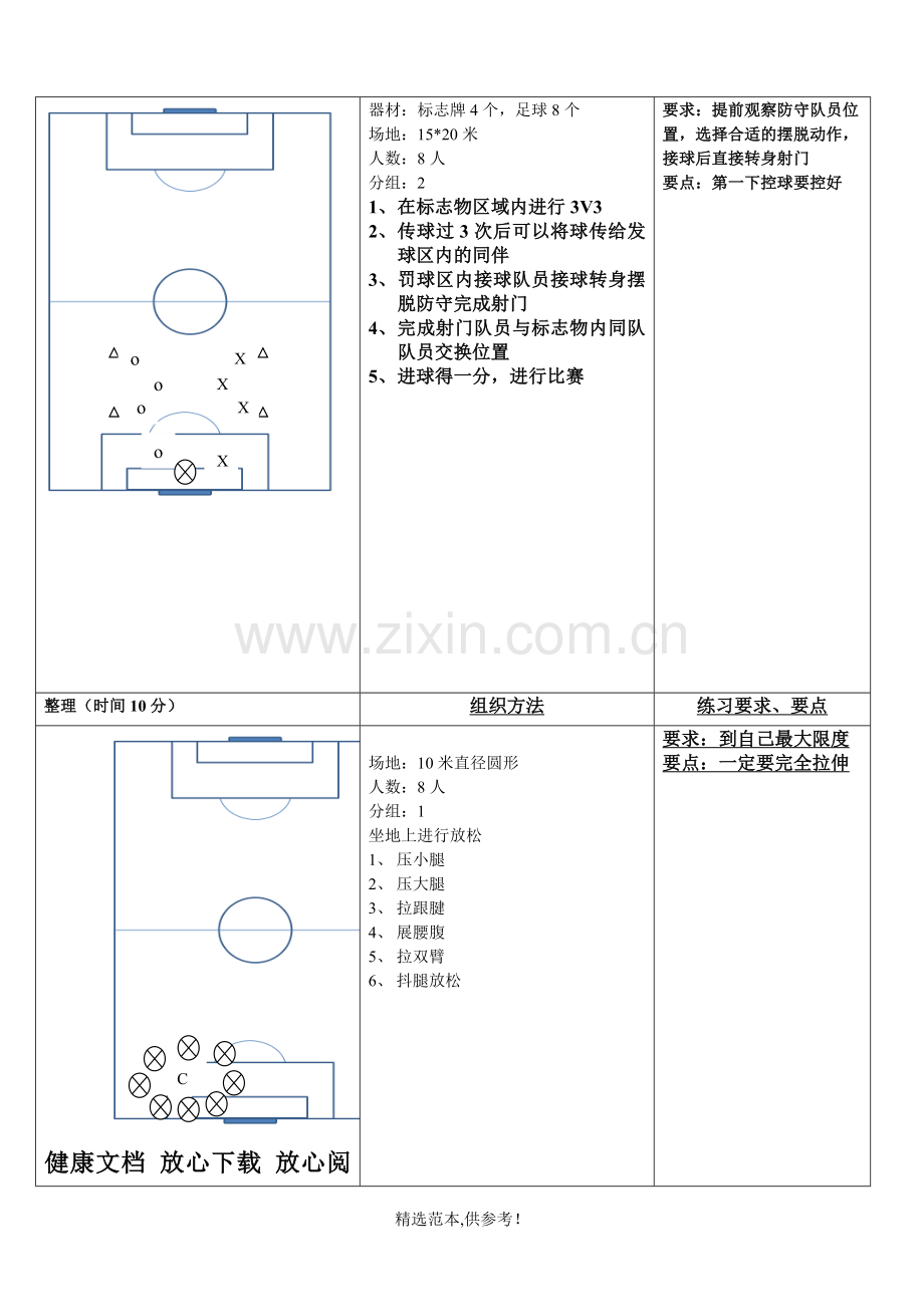 足球D级班教案(转身射门).doc_第3页