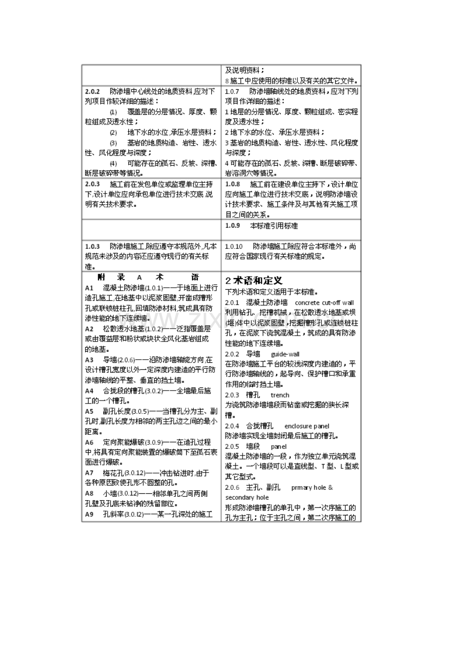 水利水电工程混凝土防渗墙施工技术规范(SL174—2014).doc_第3页