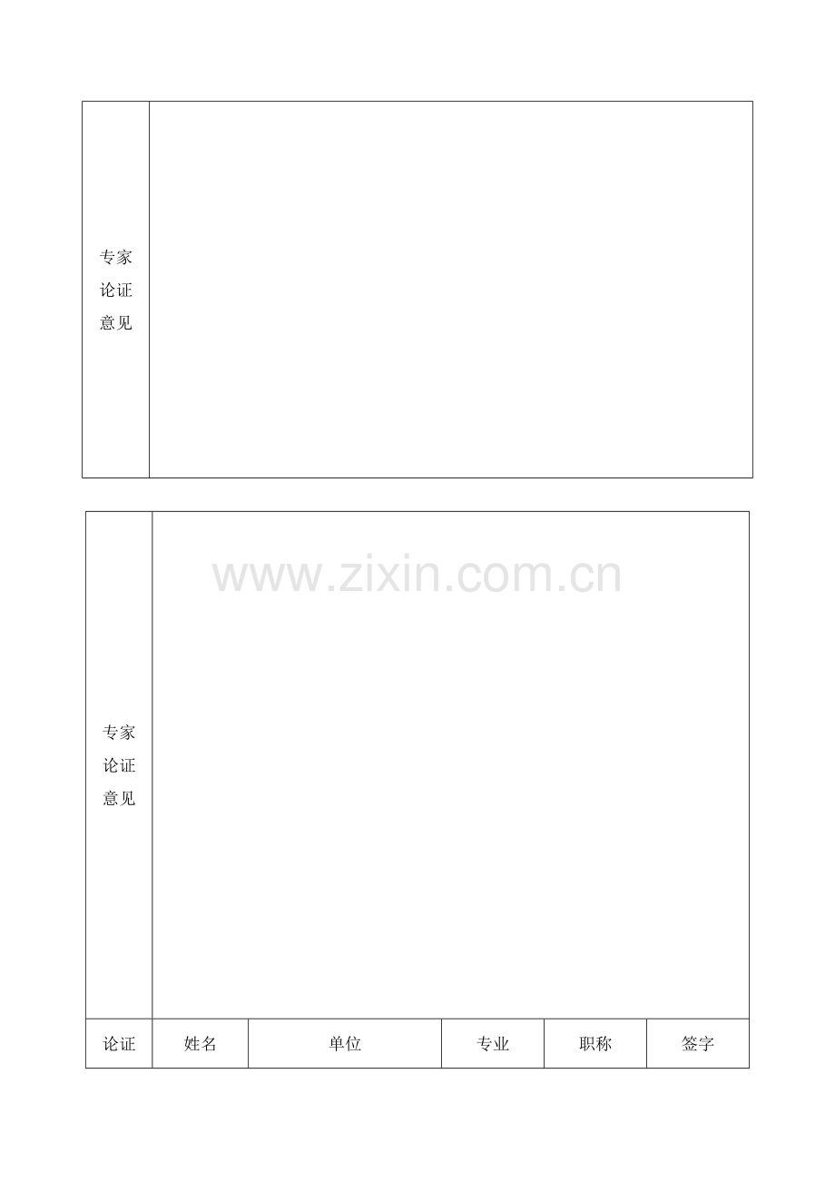 南京市危险性较大工程专项施工方案论证审查意见书.doc_第2页