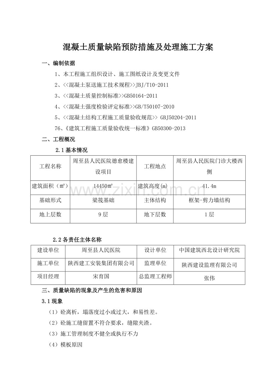 混凝土缺陷修补施工方案.doc_第3页