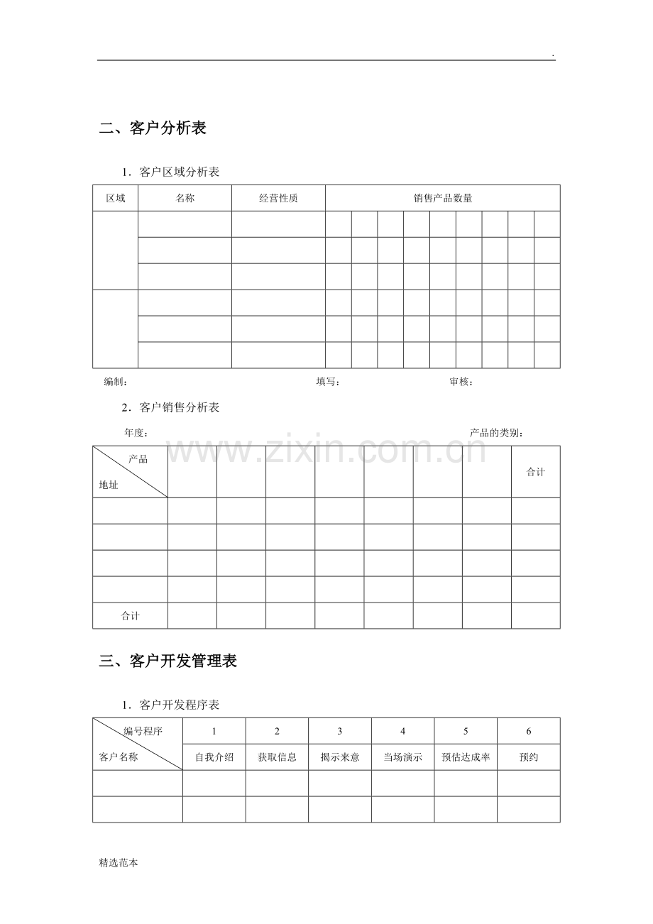 物流及运输公司管理表格(含客户及调查表).docx_第3页