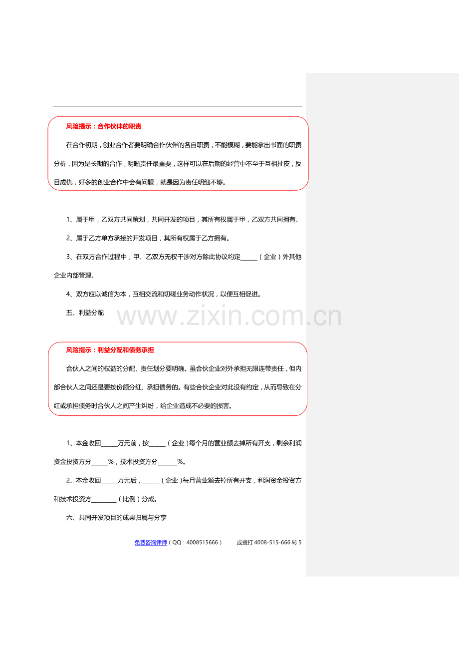 技术合伙协议范本.doc_第3页