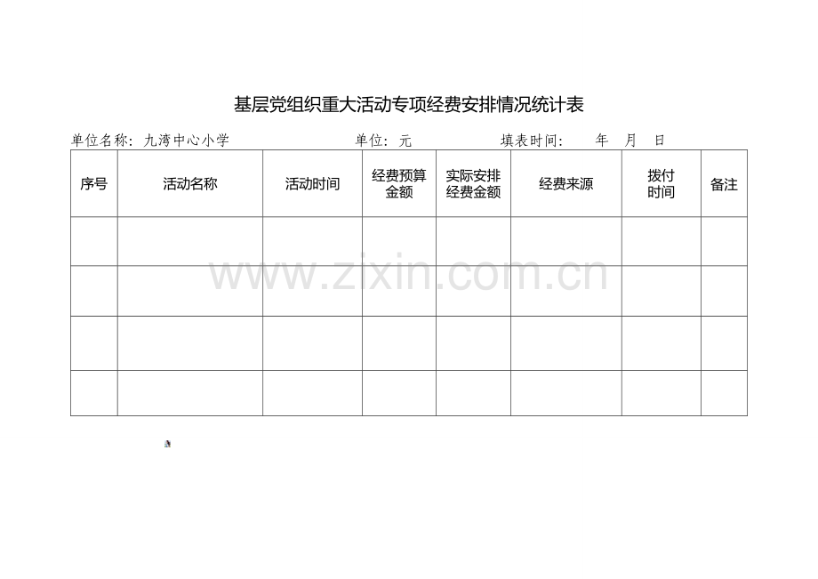 年度党建工作经费预算安排表.doc_第2页