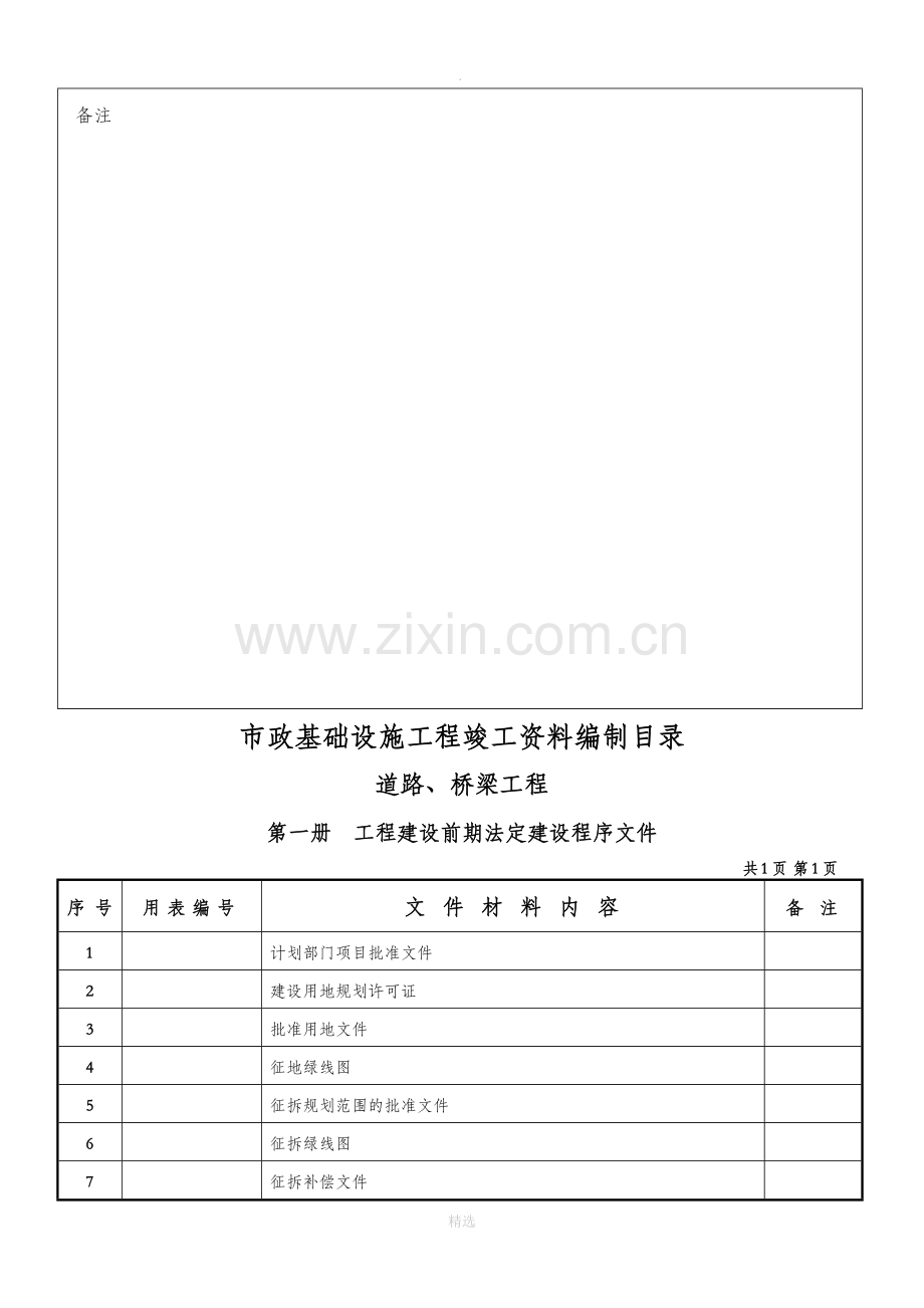 市政工程竣工资料全套整理版.doc_第3页