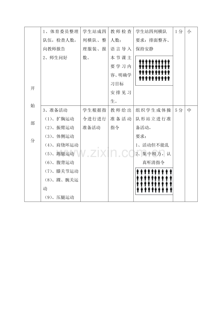 小学50米跑体育课教案.doc_第2页