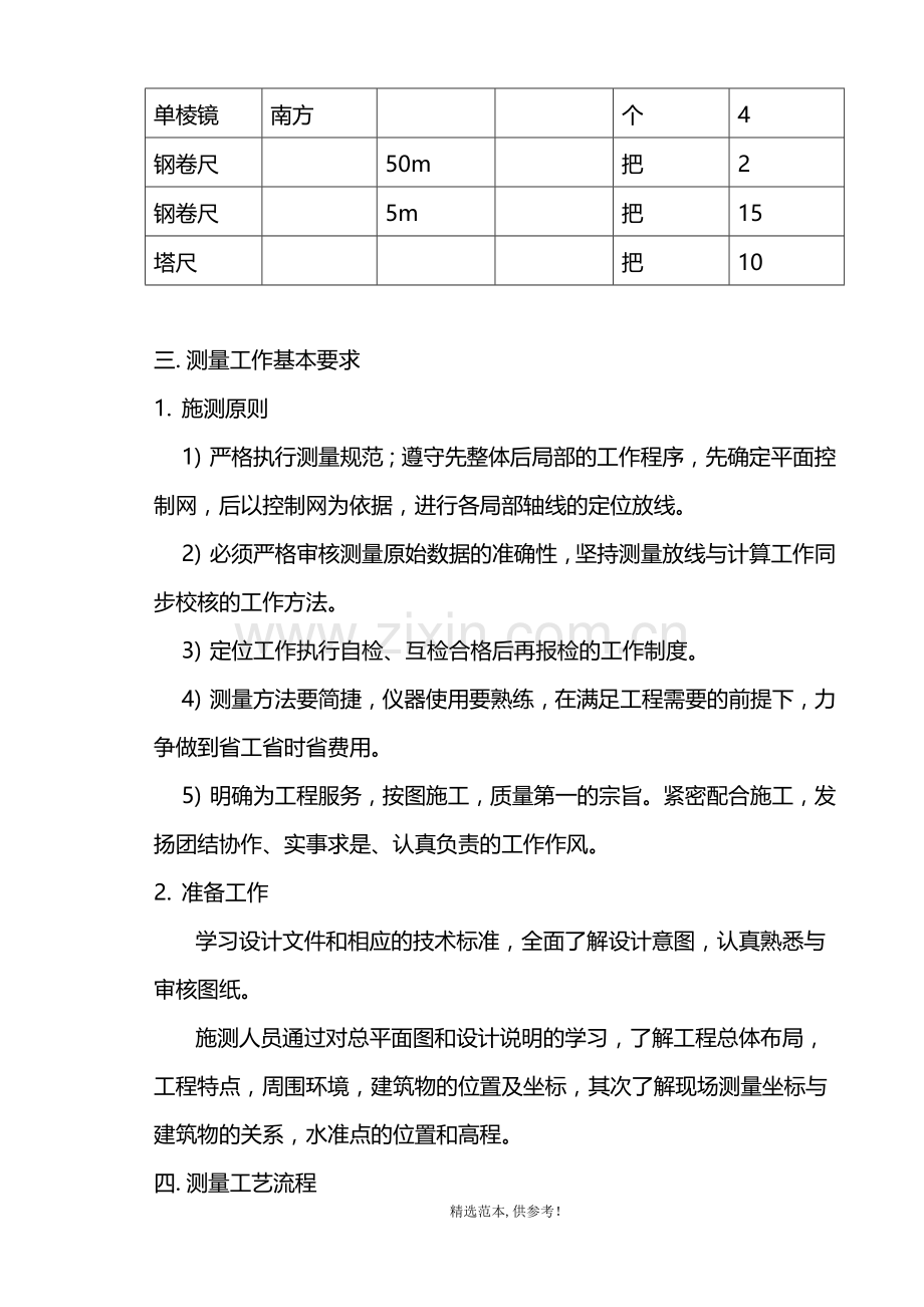 市政道路施工测量计划方案.doc_第3页