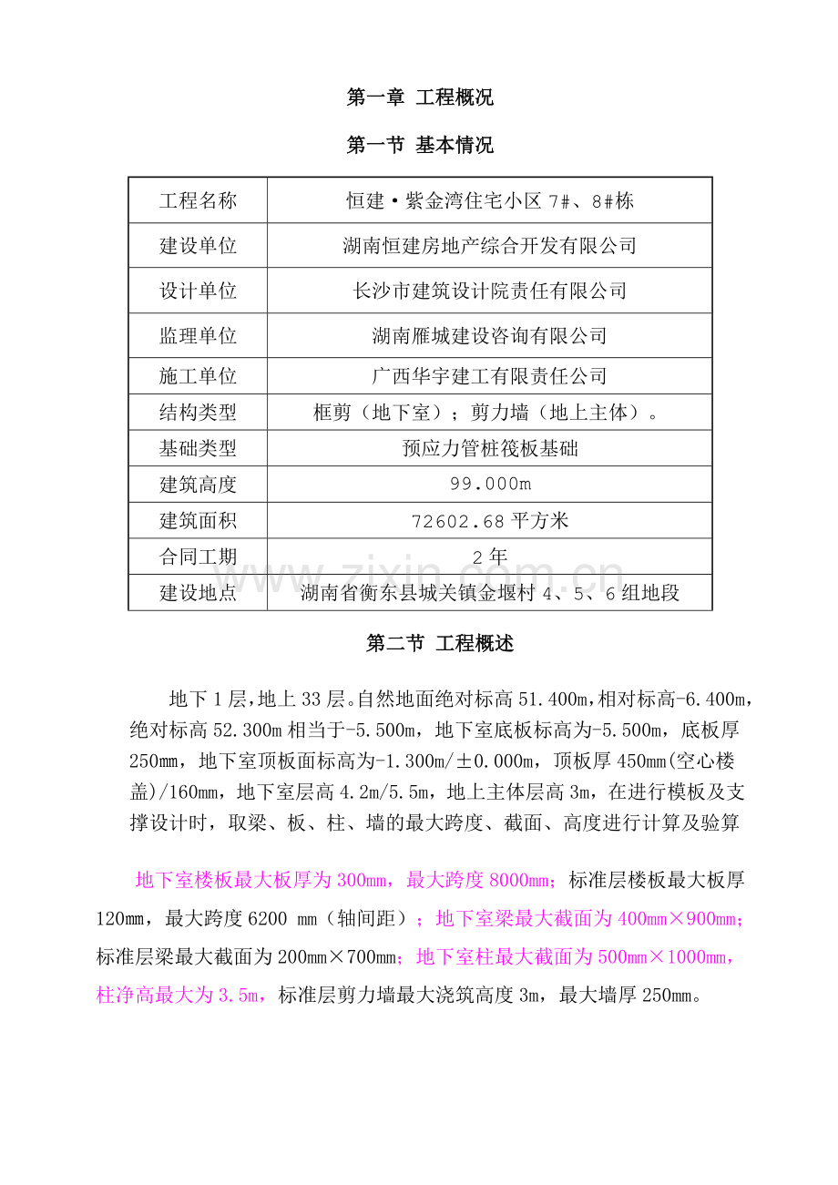 模板支撑工程专项施工方案.doc_第2页