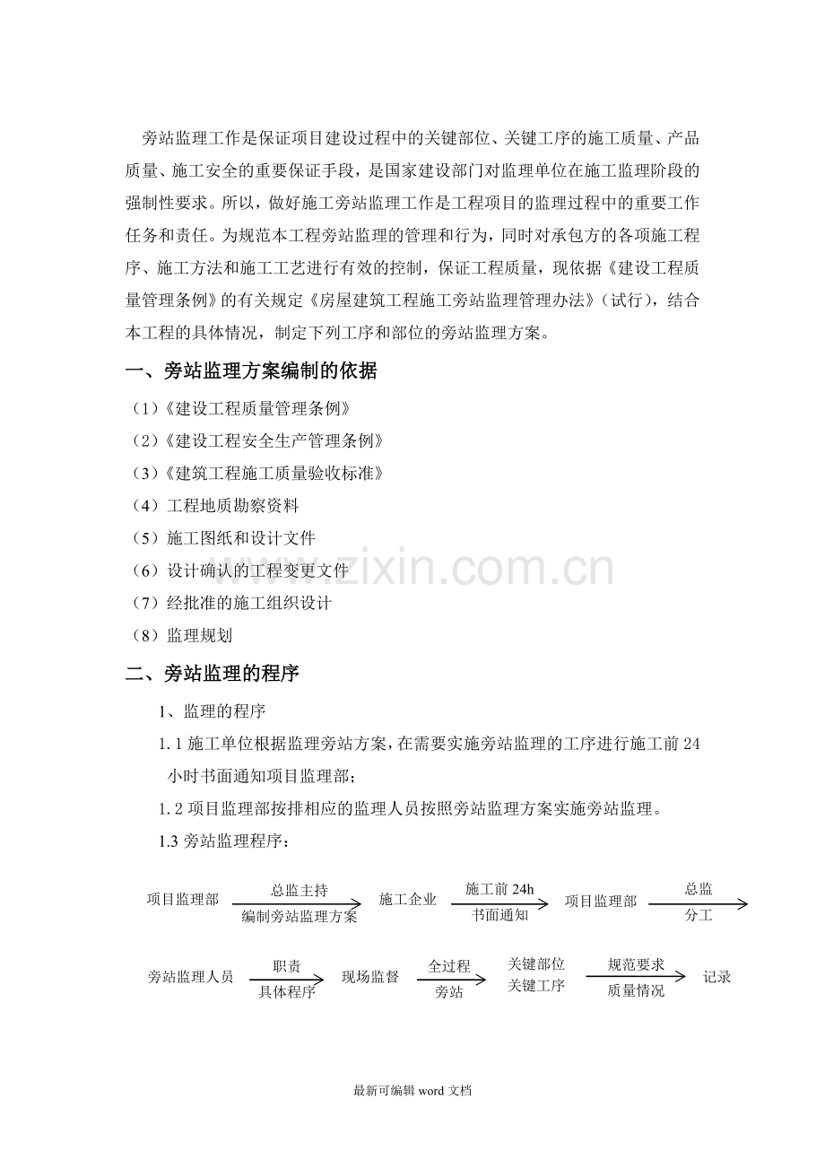 深基坑支护及土方开挖监理旁站实施细则.doc_第2页