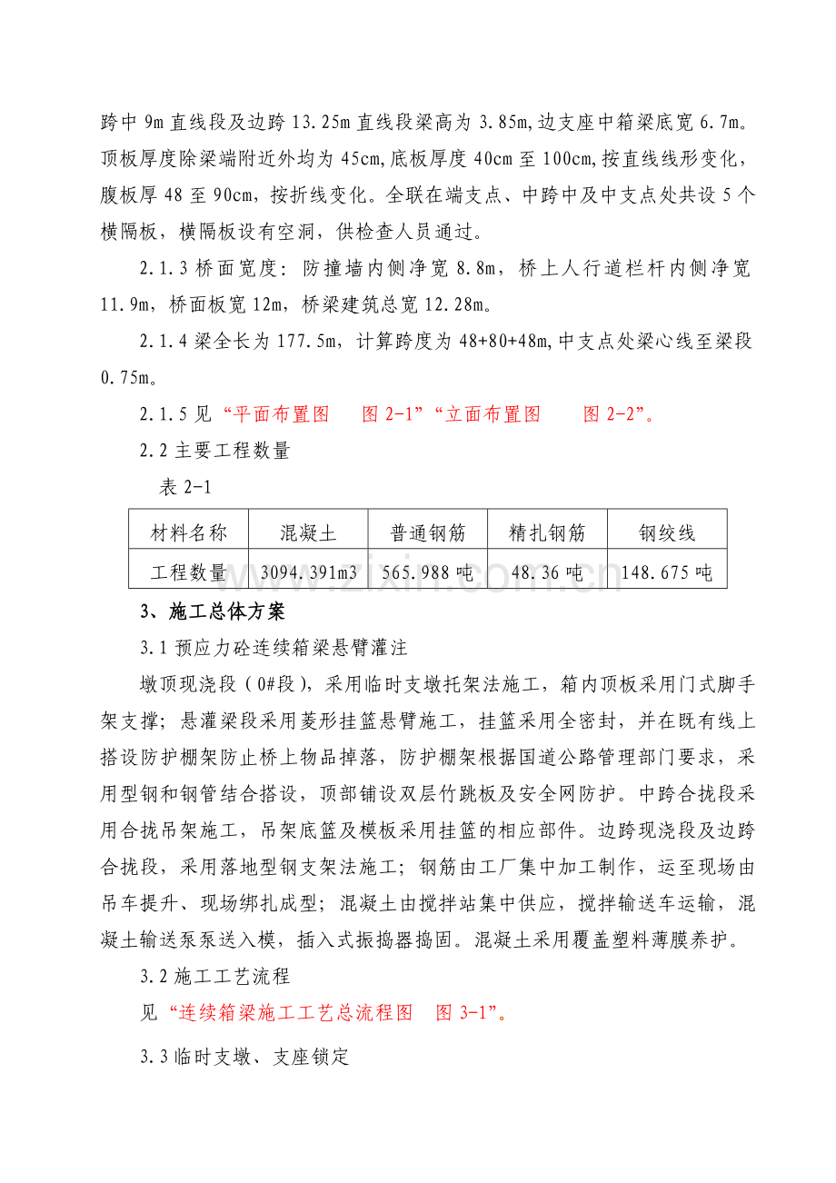 悬臂连续梁施工方案.doc_第2页