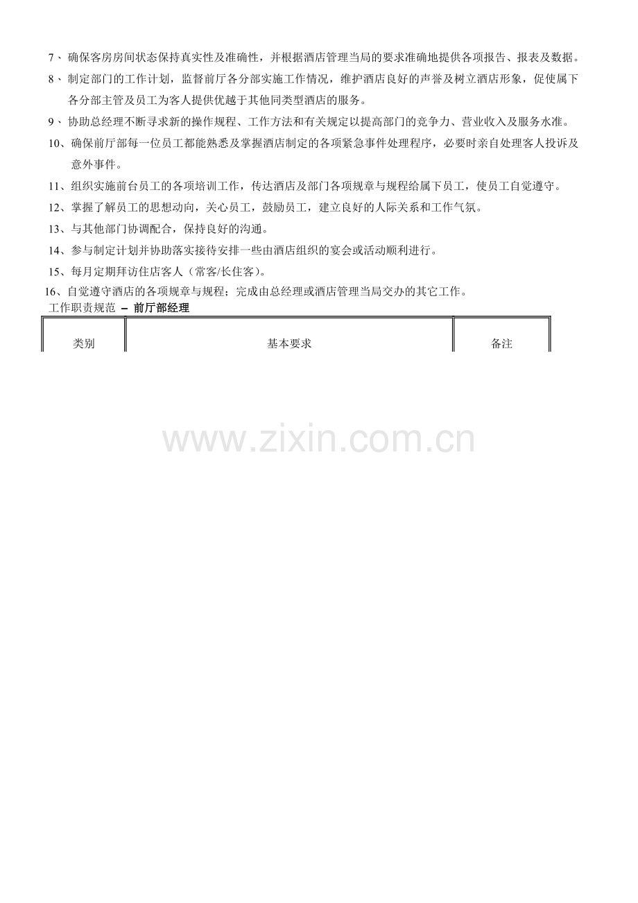 前厅部经理岗位职责.doc_第2页