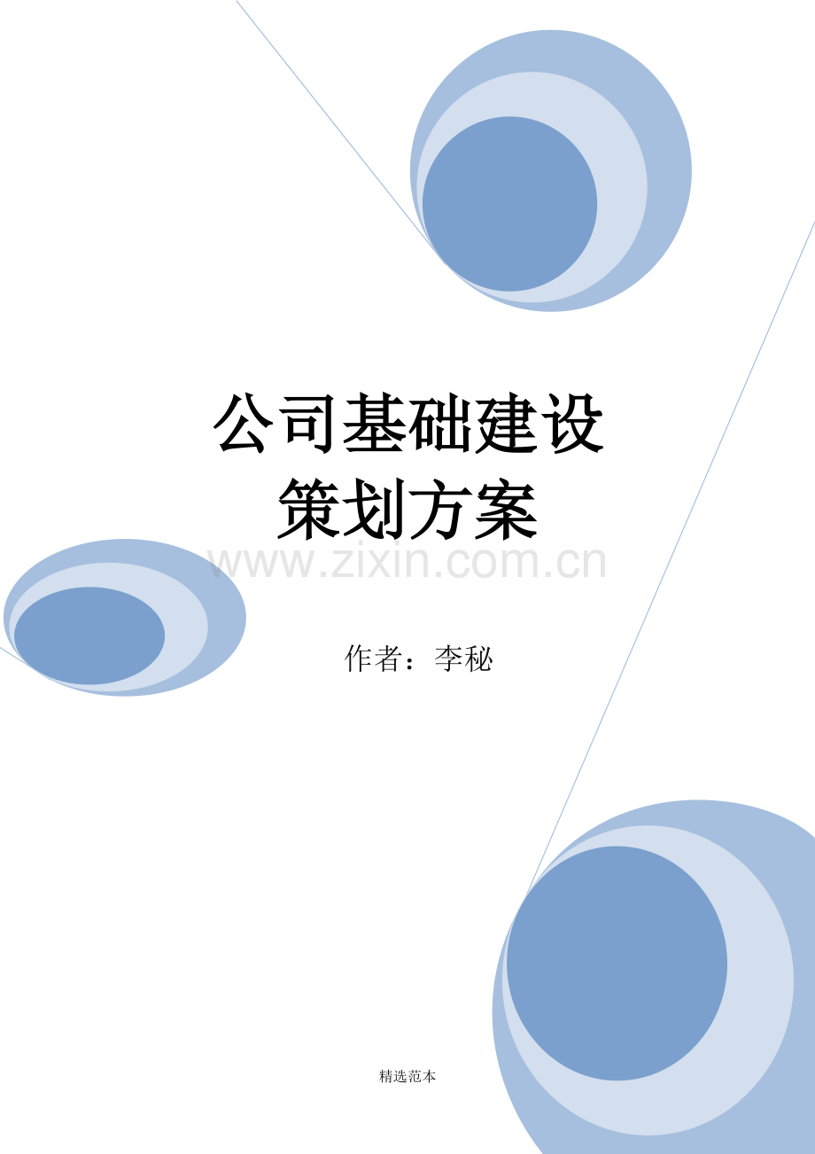 公司基础建设策划方案.doc_第1页