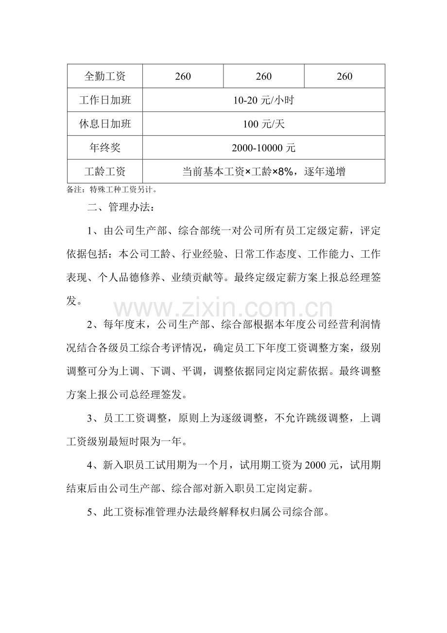 公司工资标准管理办法.doc_第2页