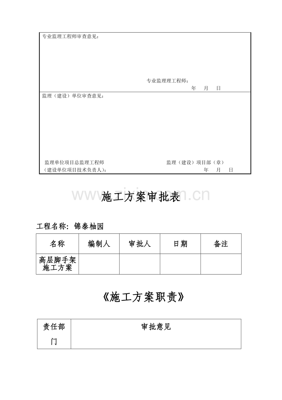 锦泰柚园-脚手架专项施工方案.doc_第2页