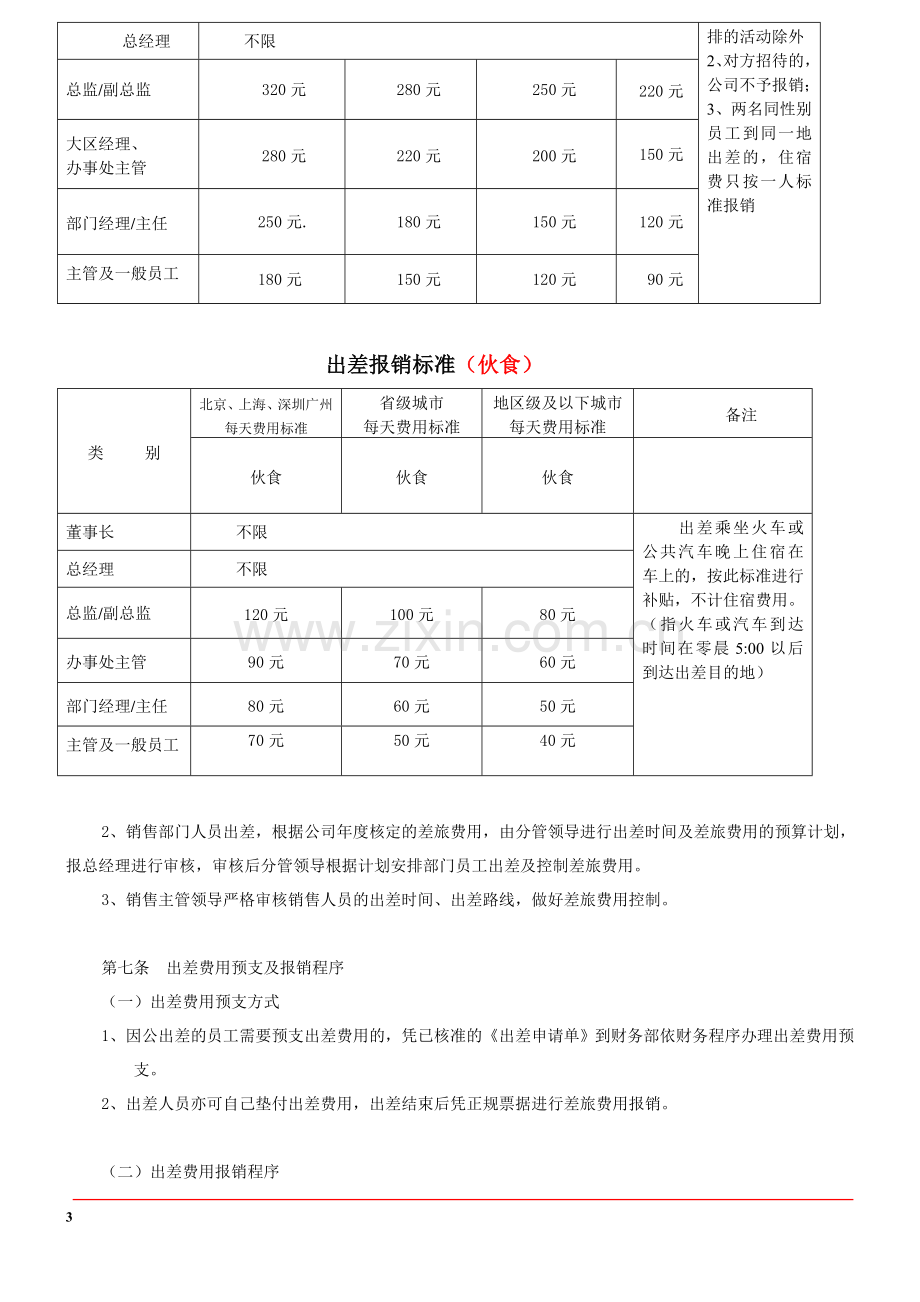 出差管理制度及出差标准.doc_第3页