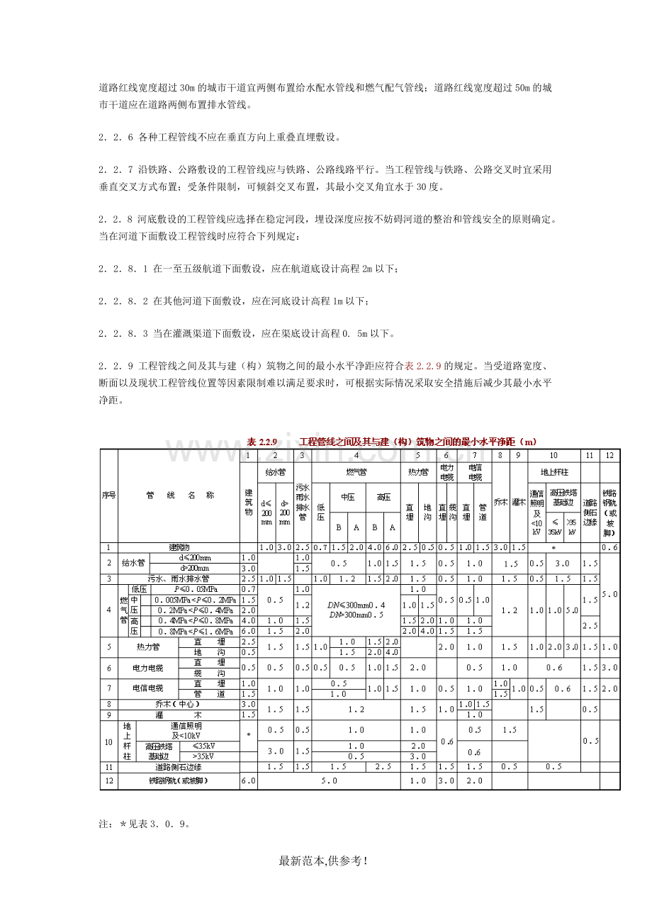 市政工程管线布置规范集-.doc_第3页