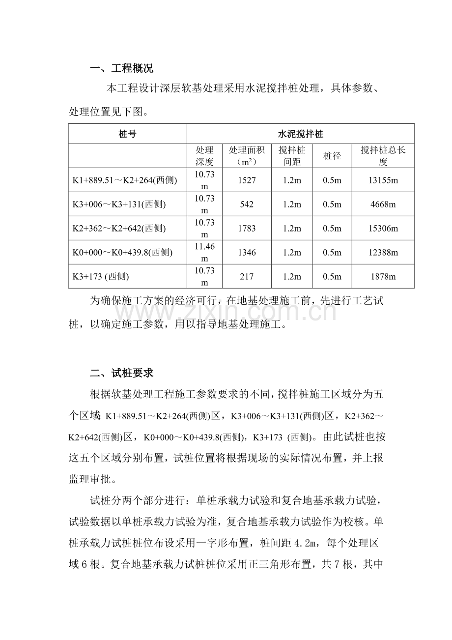 水泥搅拌桩施工试桩方案.doc_第2页