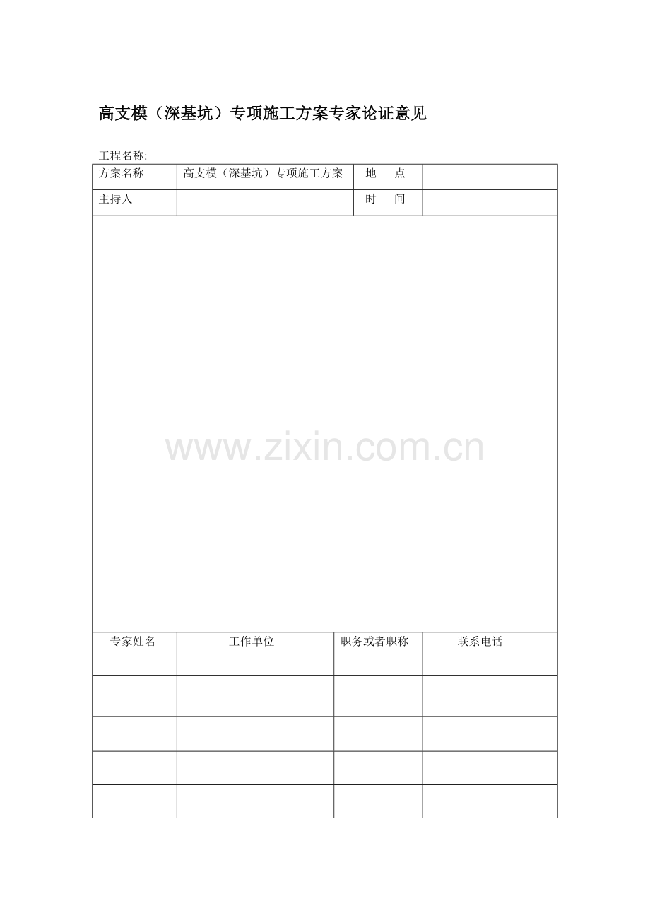 高支模专项施工方案专家论证意见.doc_第2页