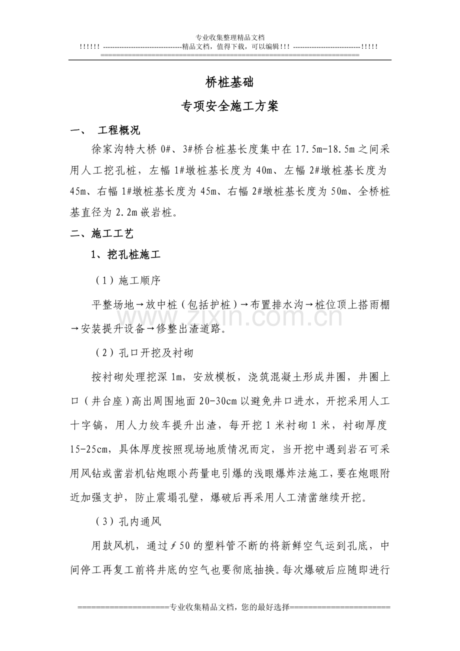 丽攀高速公路C9合同段徐家沟特大桥桩基础专项安全施工方案.doc_第2页