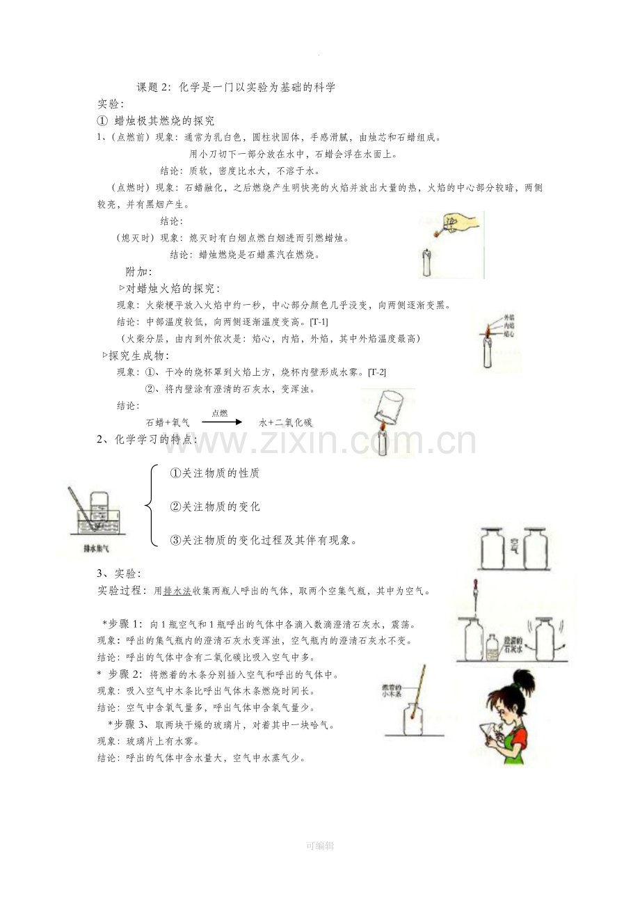 九年级上册化学笔记.doc_第2页