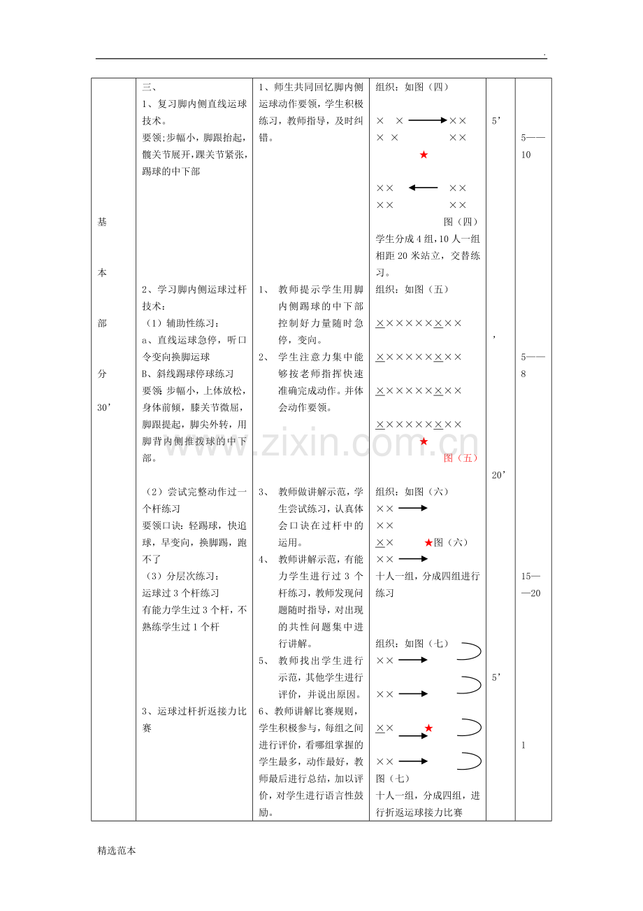 足球脚内侧运球教案2.doc_第2页