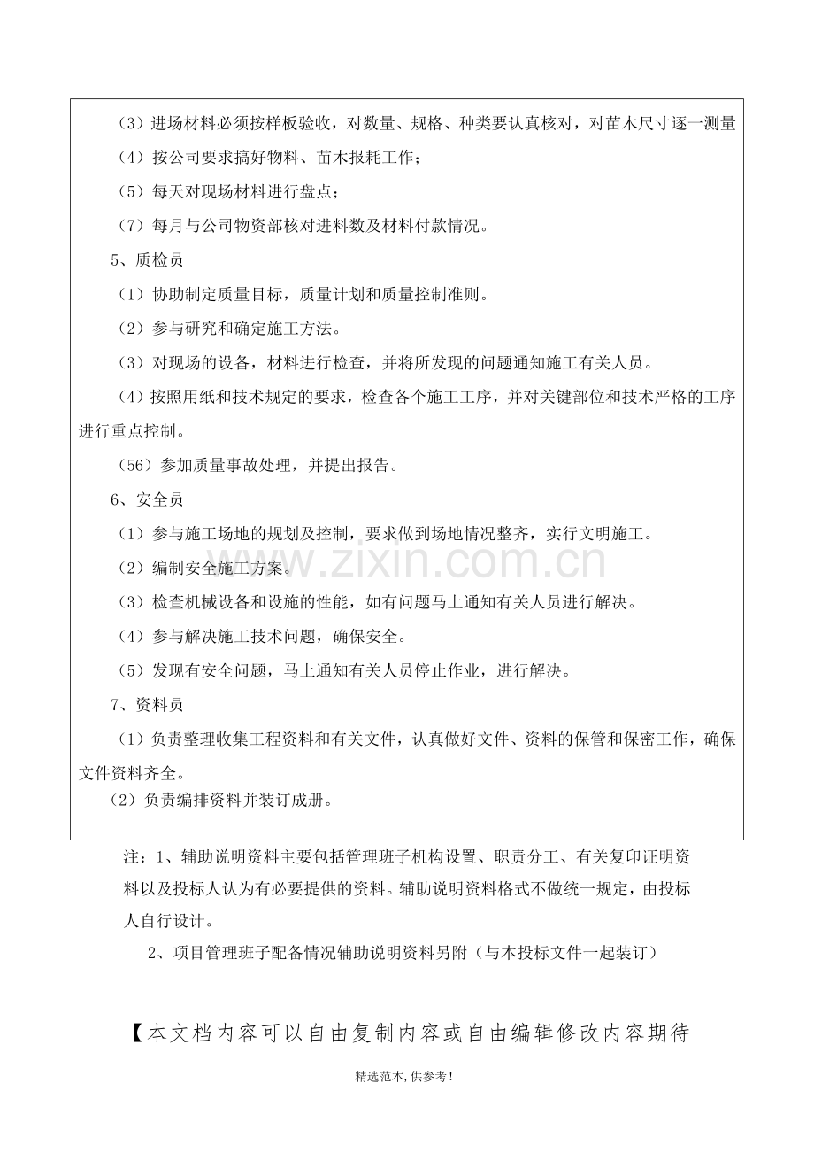 园林绿化项目管理班子配备情况.doc_第3页