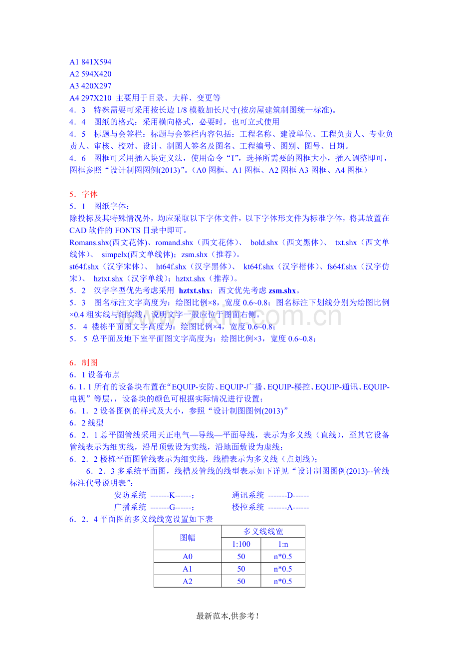 弱电智能化设计图纸规范.doc_第2页