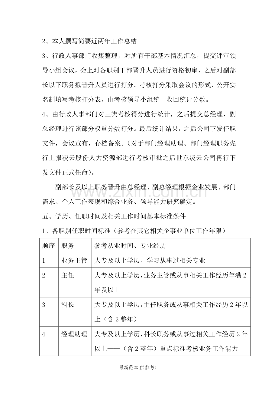 公司职位晋升考核方案.doc_第2页