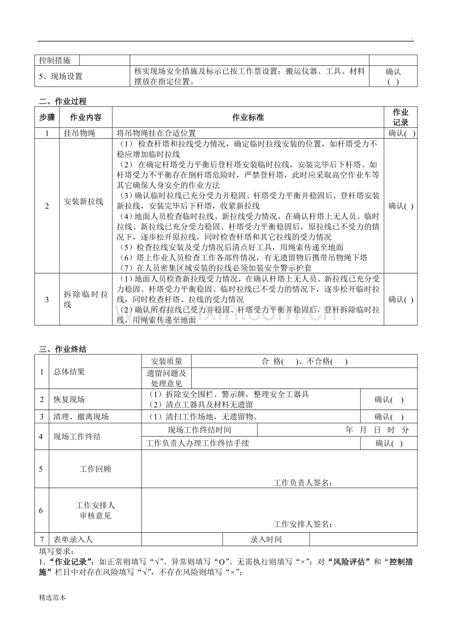 拉线安装作业指导书.doc_第2页