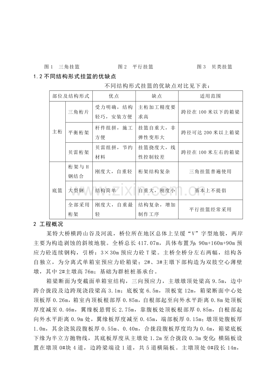 7、挂篮悬臂浇筑箱梁施工技术.doc_第2页