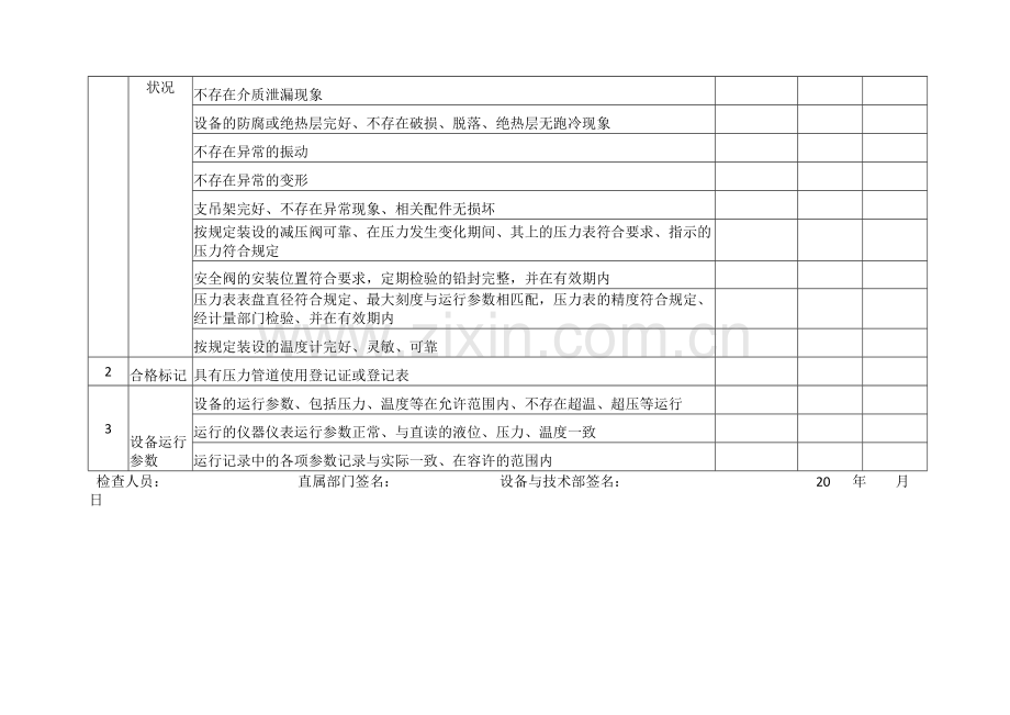 压力管道定期检查记录表.doc_第2页