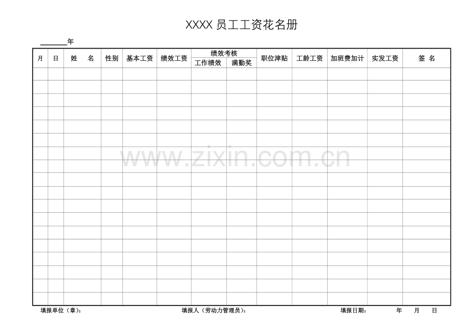 员工工资花名册.doc_第1页