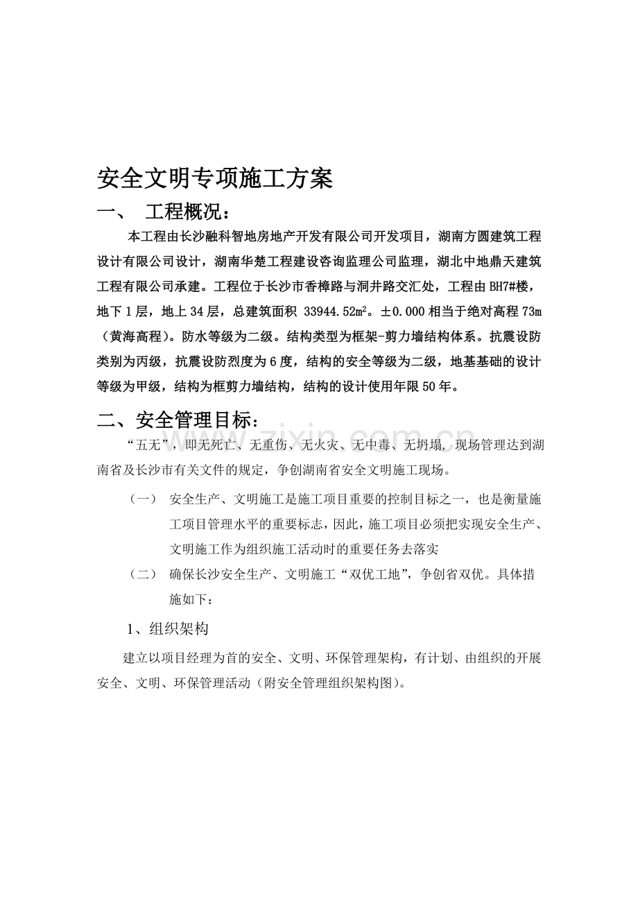 安全文明专项施工方案.doc_第1页