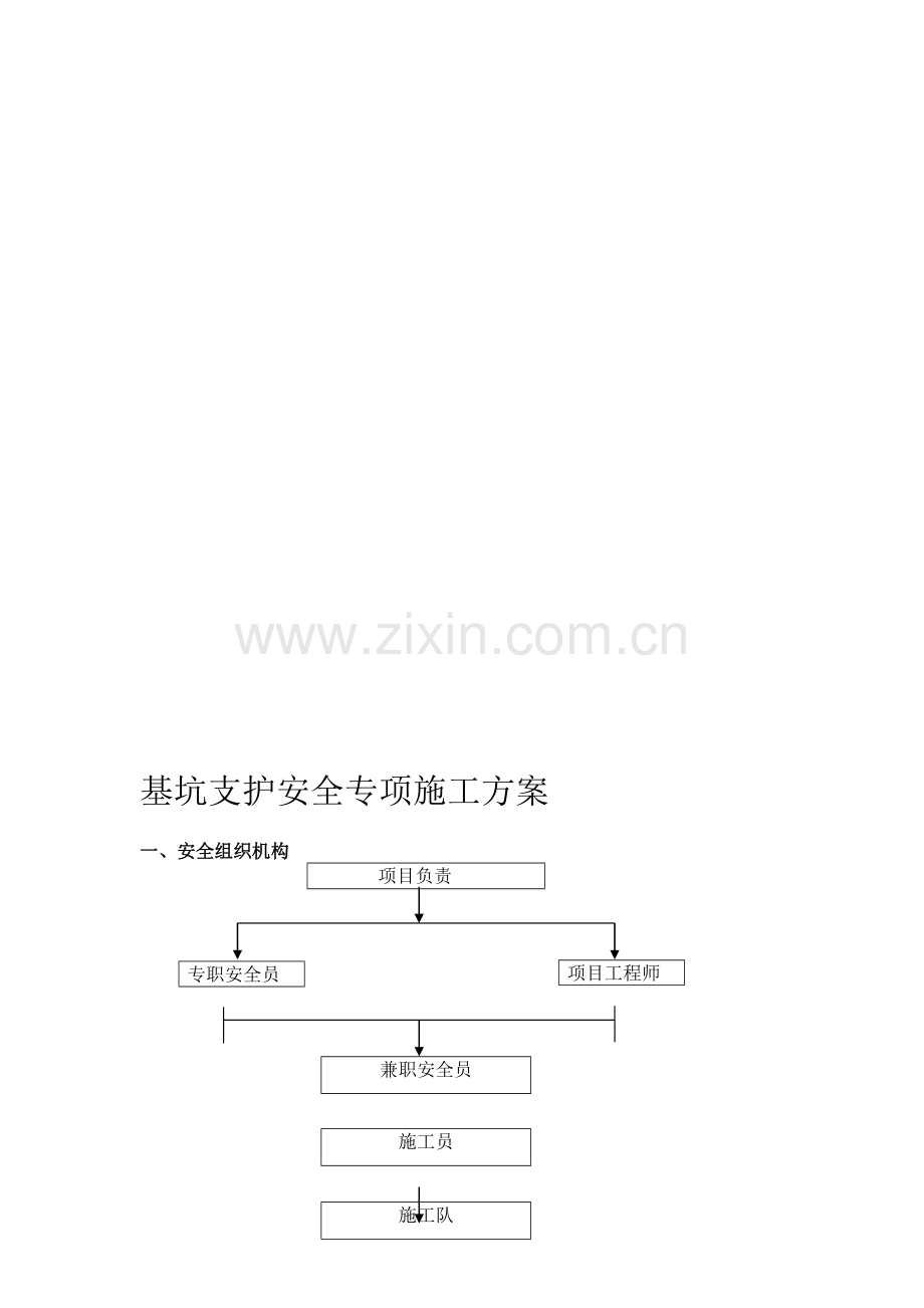 基坑支护安全专项施工方案.doc_第1页