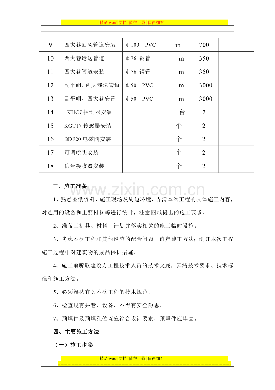 晋普山矿井防尘灭火系统技改工程施工方案A.doc_第3页