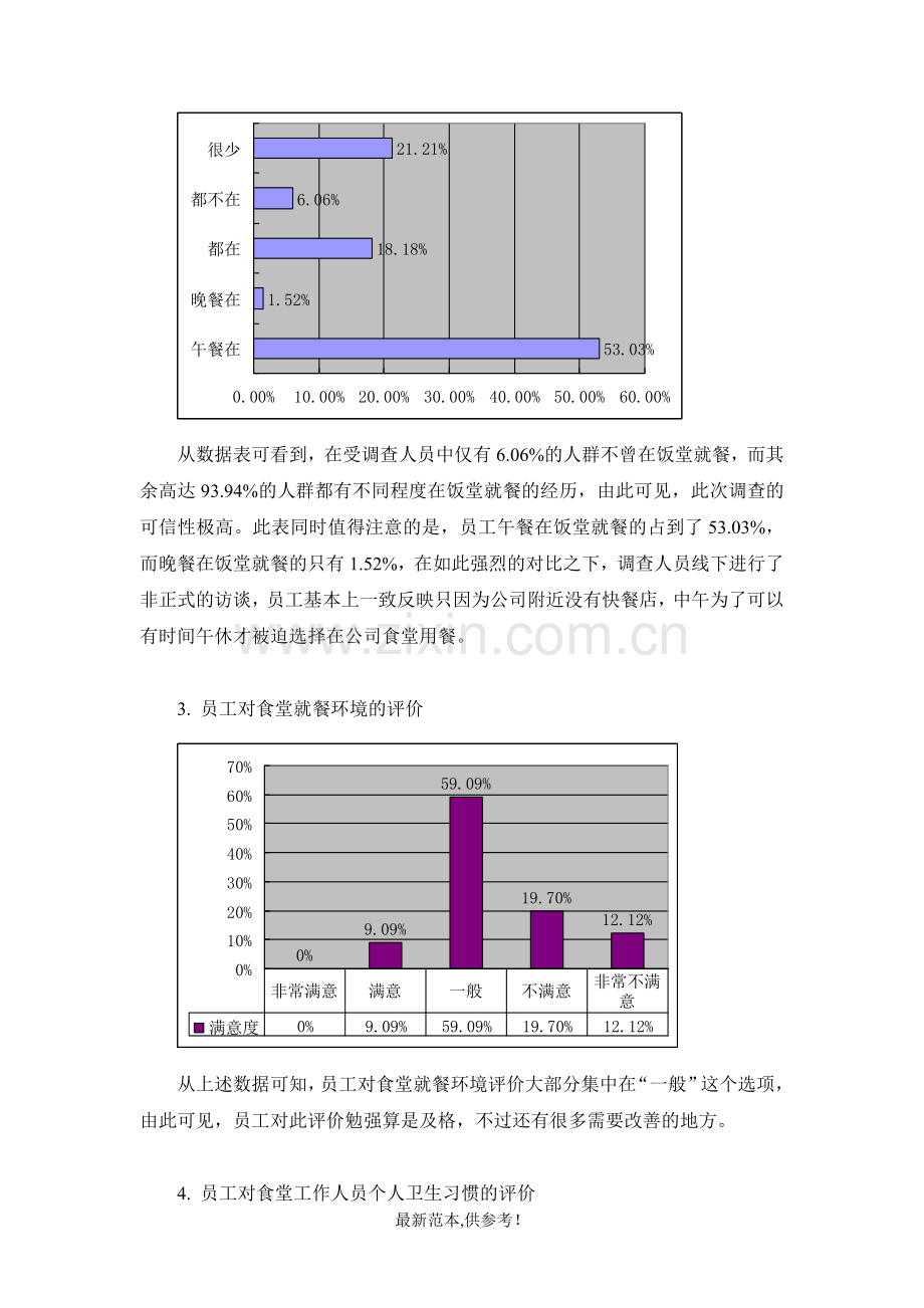 公司食堂满意度调查分析报告.doc_第2页