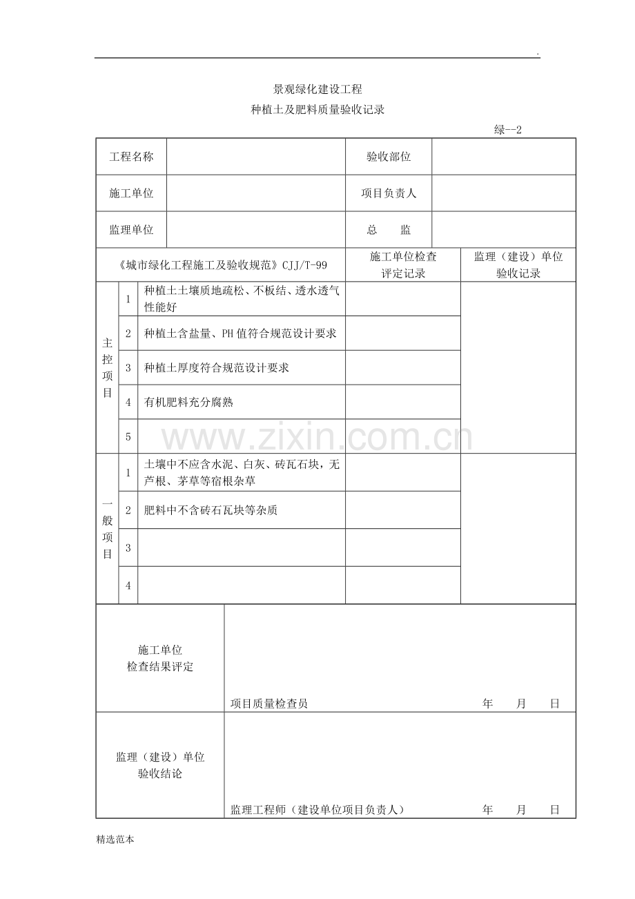 绿化检验批质量验收记录.doc_第2页