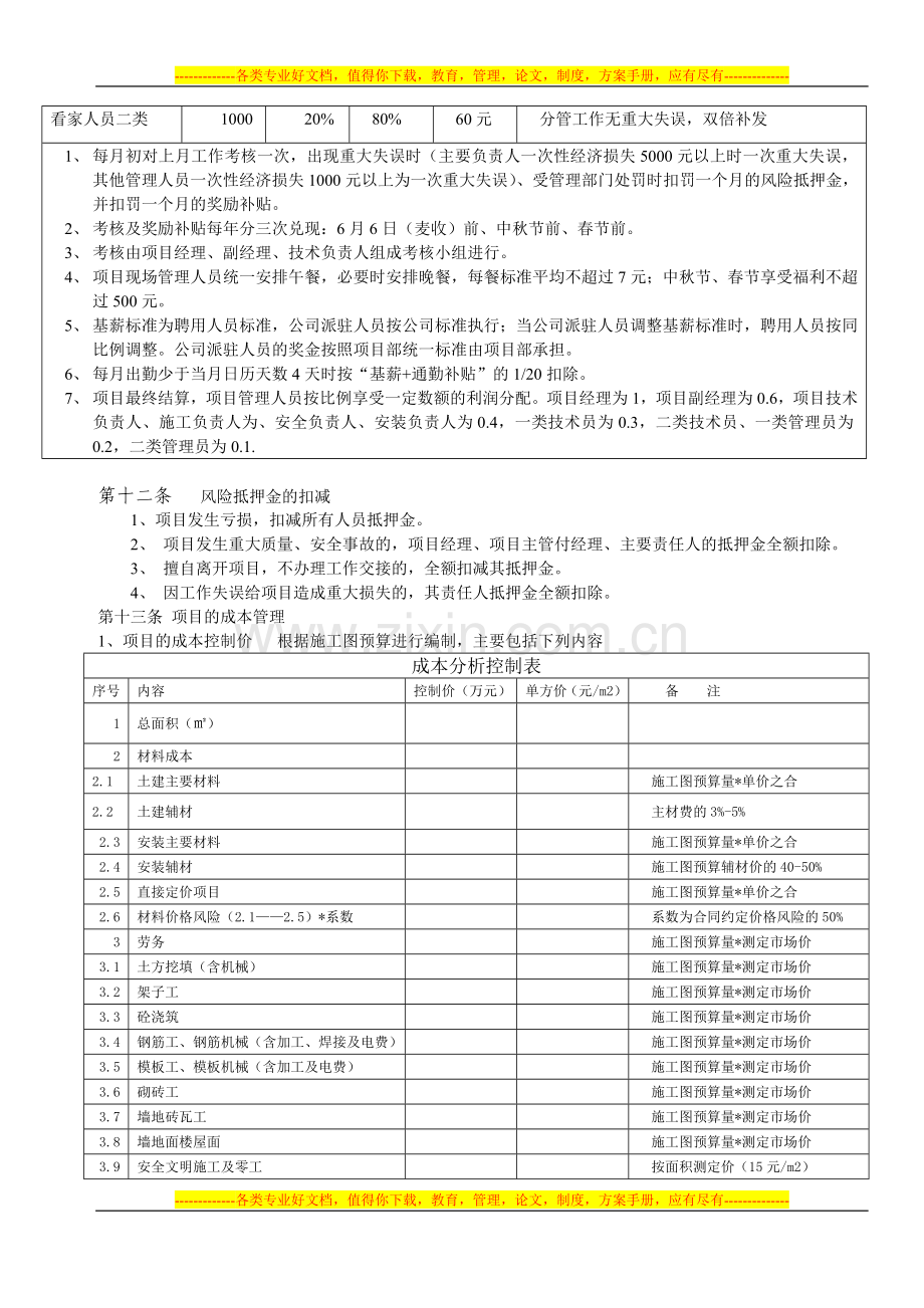 天华建工集团直属项目部经济承包责任合同.doc_第3页